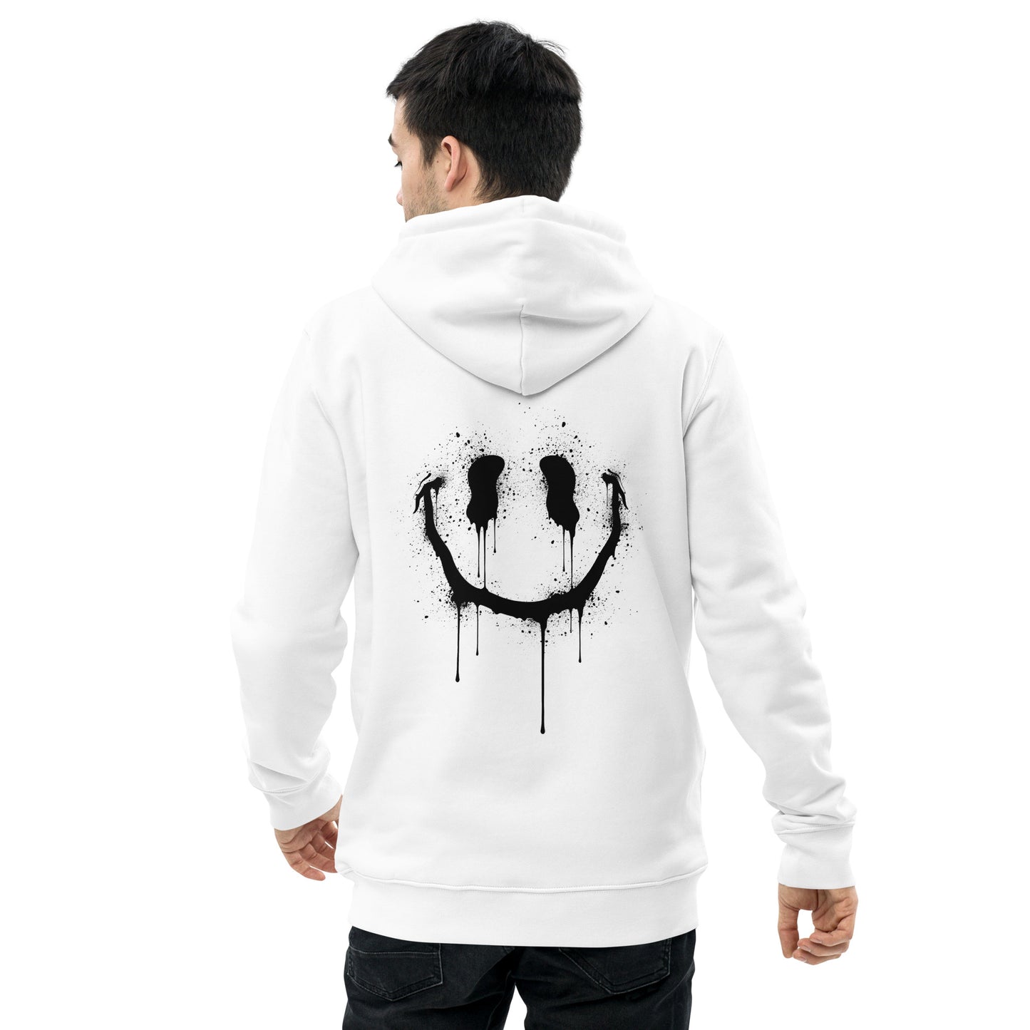 Hoodie | Drippy Smiley | Back Print