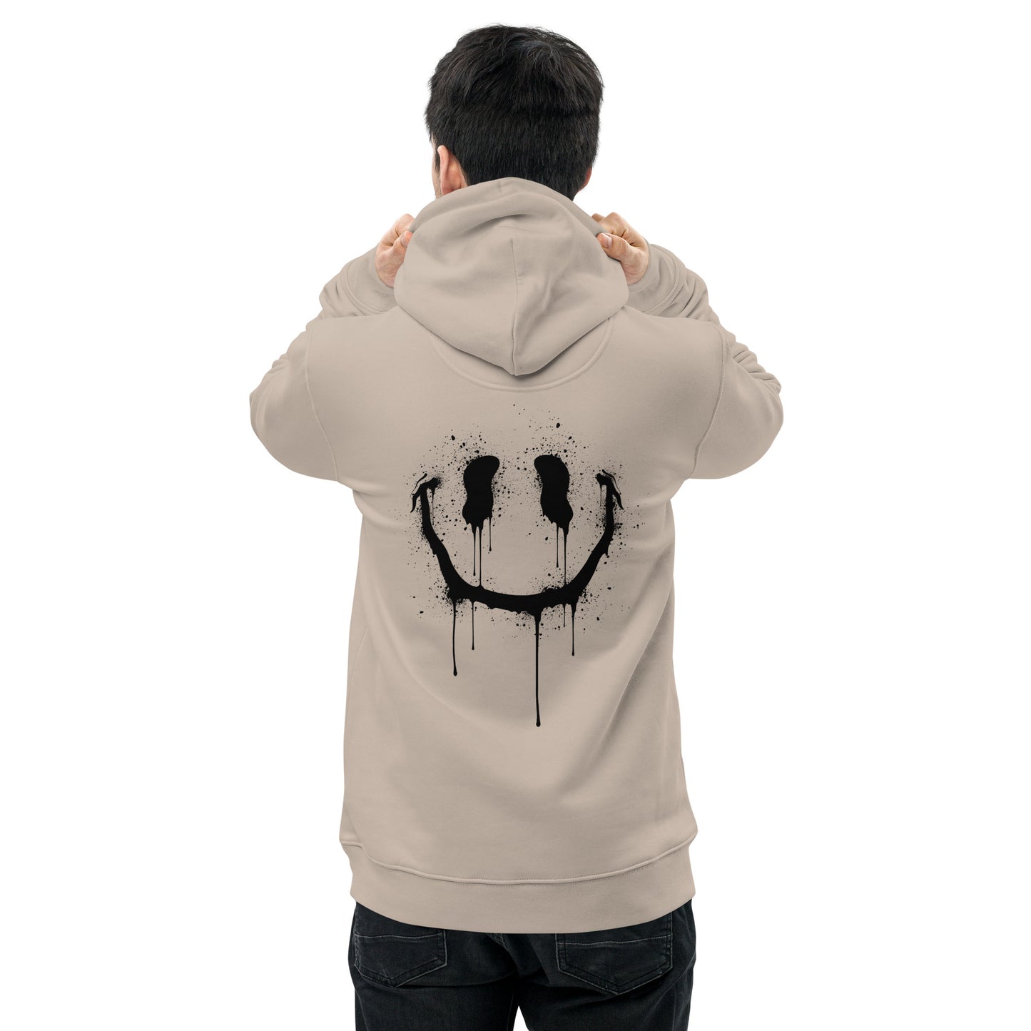 Hoodie | Drippy Smiley | Back Print